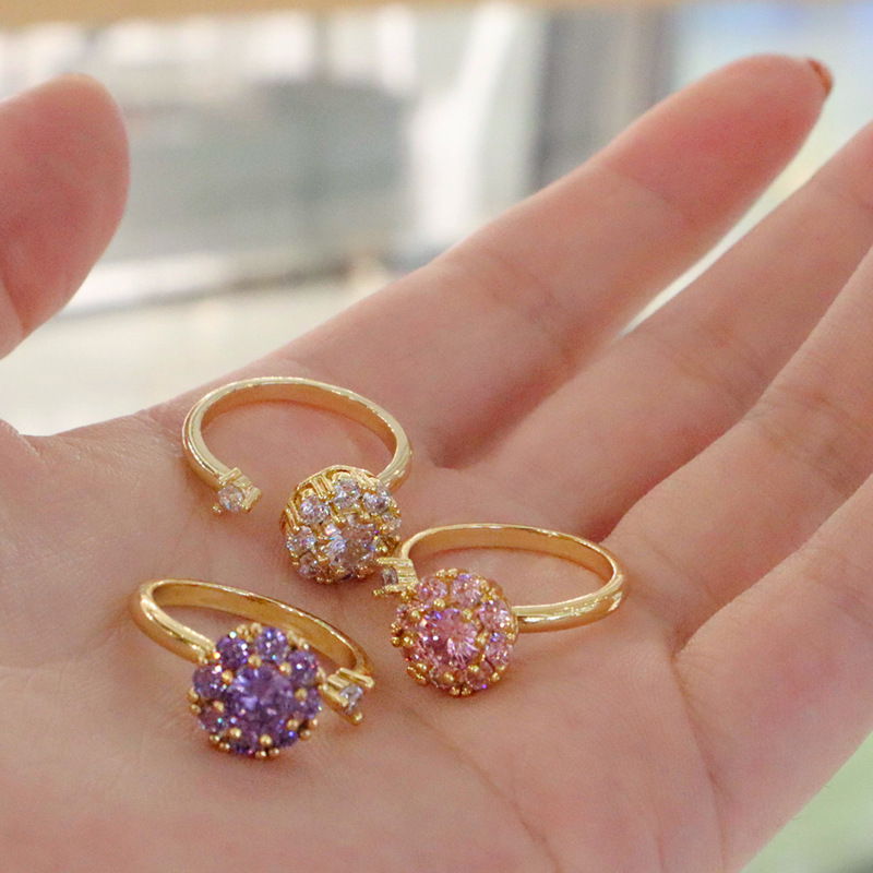 Good Luck Comes Ring Pink