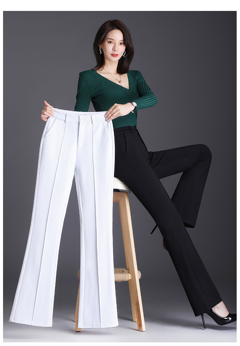High Waist Drooping Slimming Women's Pants Image 2