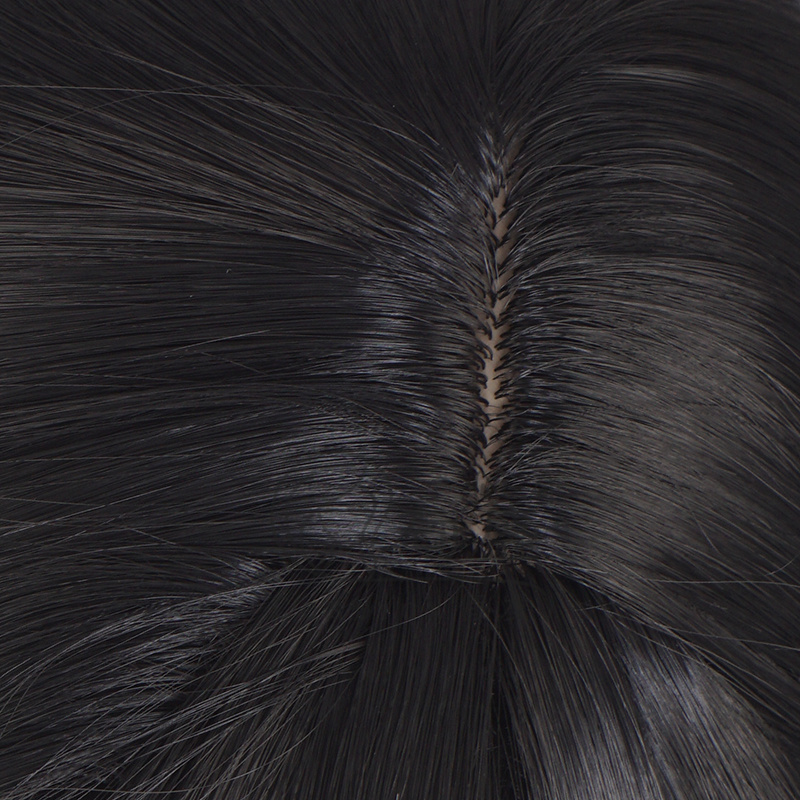 Women's High Temperature Silk Wig 1 Meter Black Image 3
