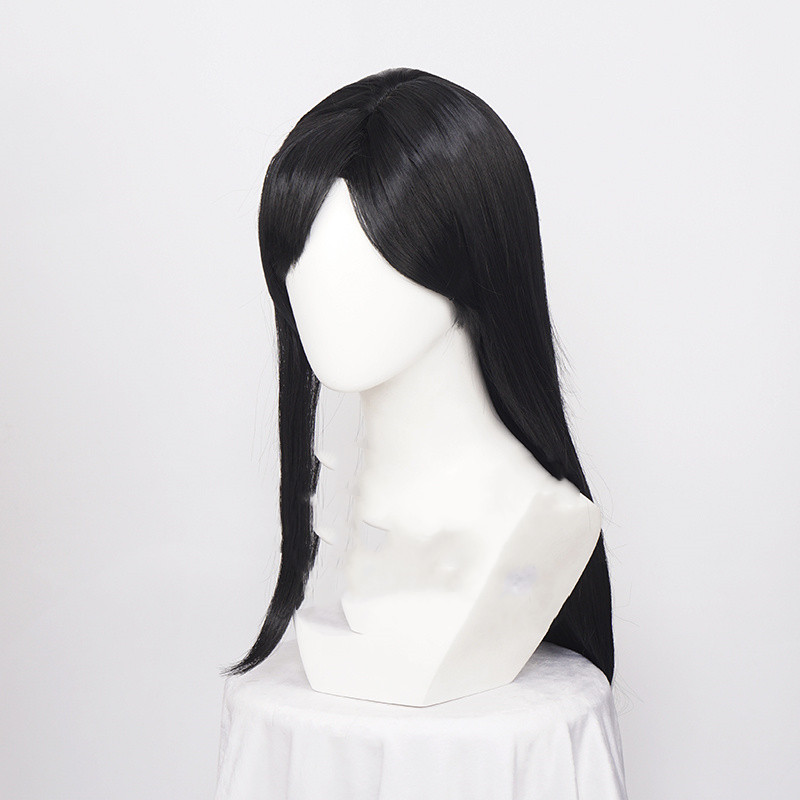 Women's High Temperature Silk Wig 1 Meter Black Image 4