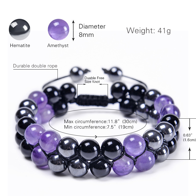 Amethyst Double-layer Bracelet Image 5