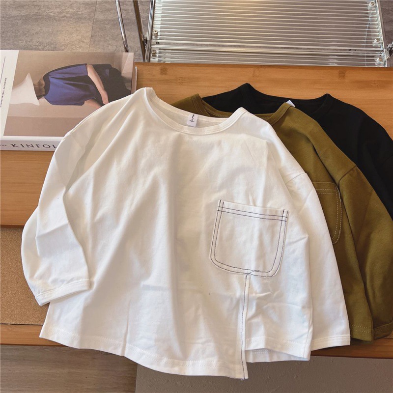 Irregular Bottoming Shirt Image 1