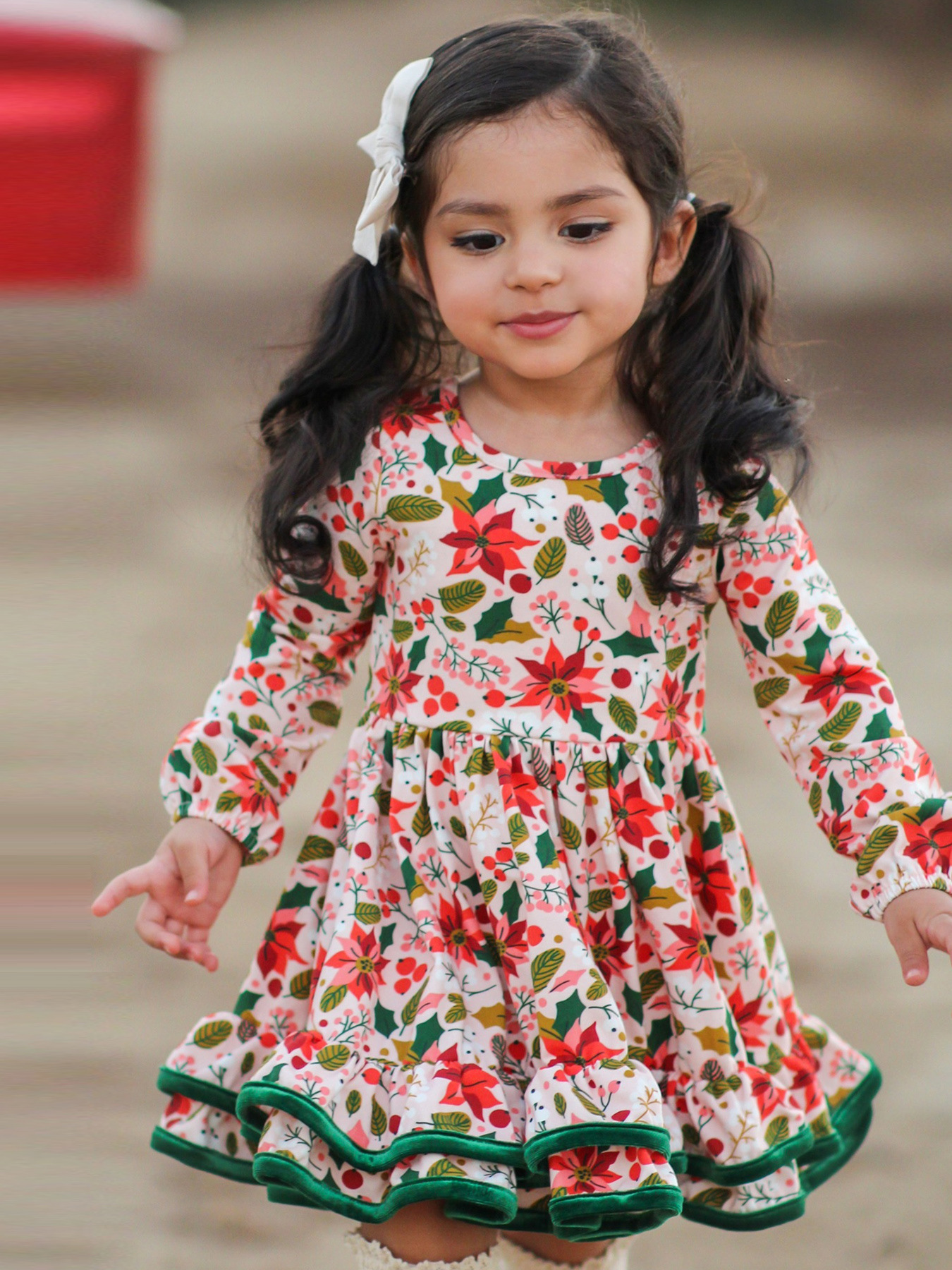 Girls' Printed Dress Image 2