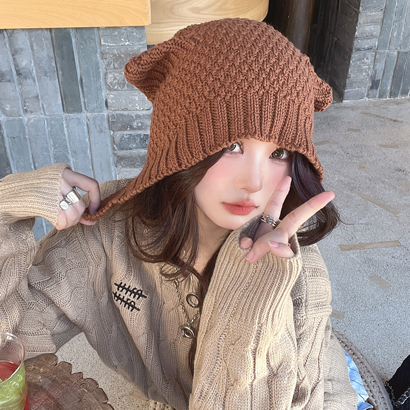Gorro de Lana Caqui