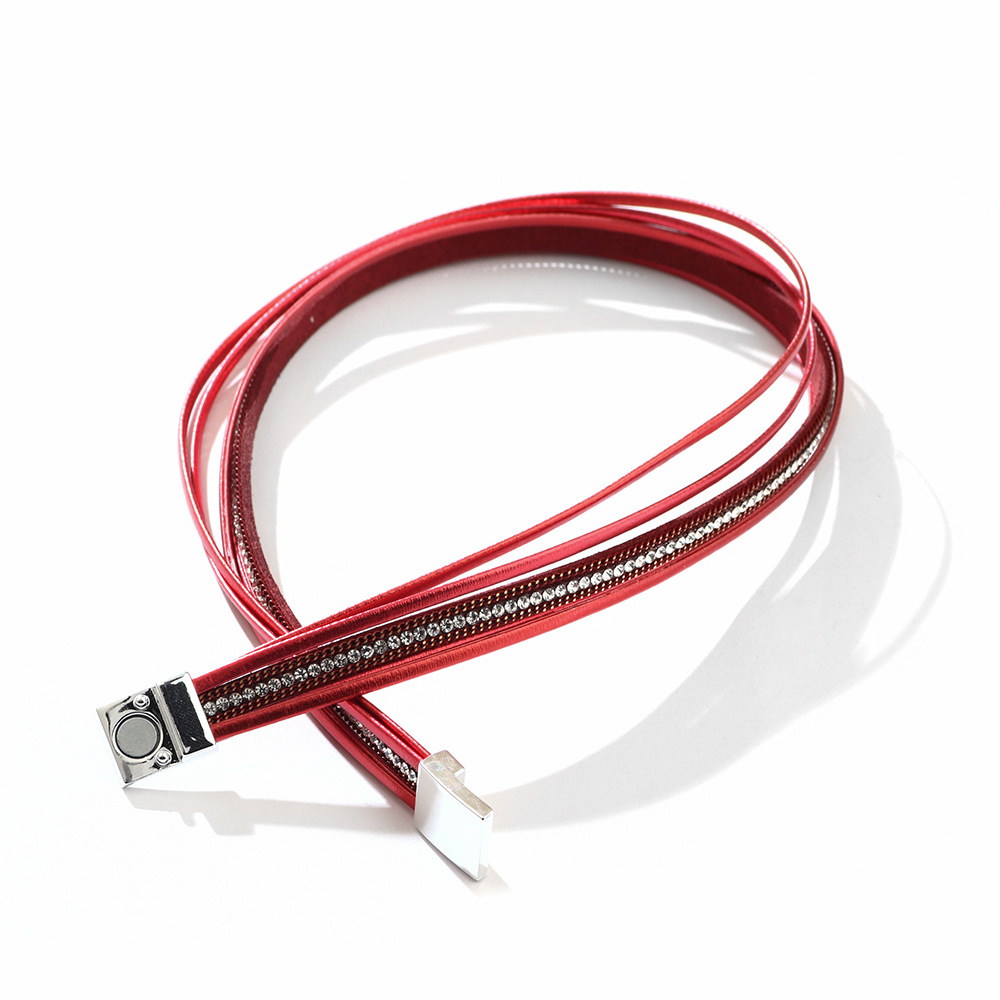 Diamond Bracelet in Red