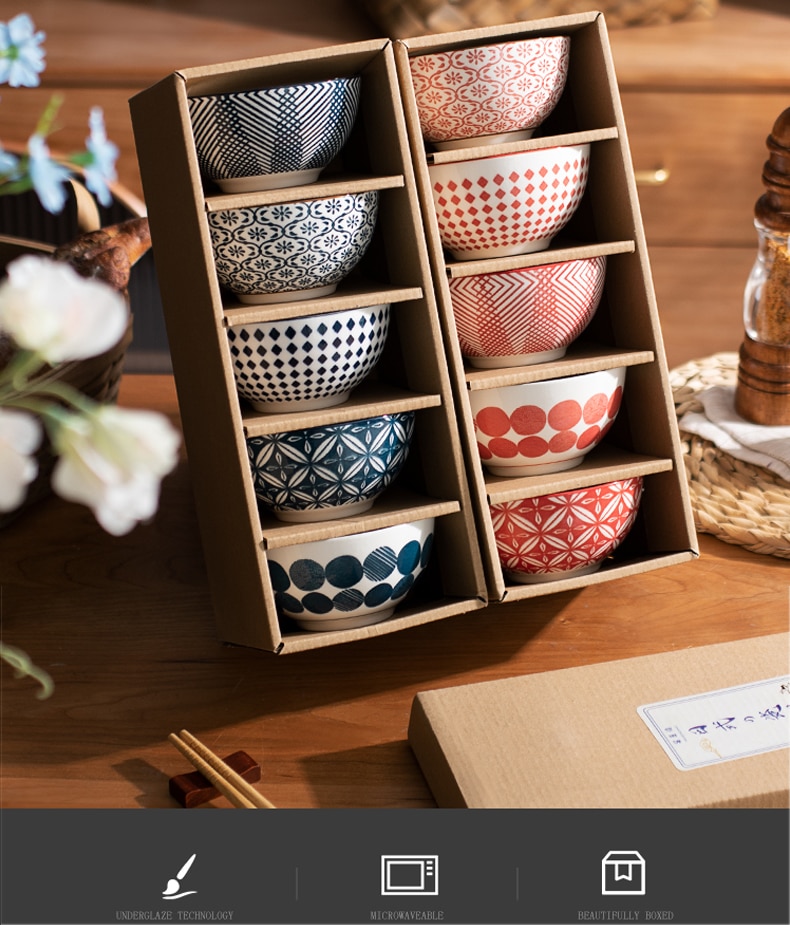 Hefeng Ceramic Bowl Set - Image 1