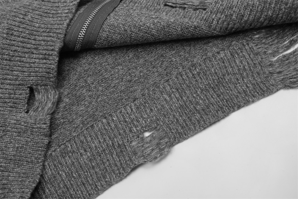 Stand Collar Cardigan Sweater - Image 12