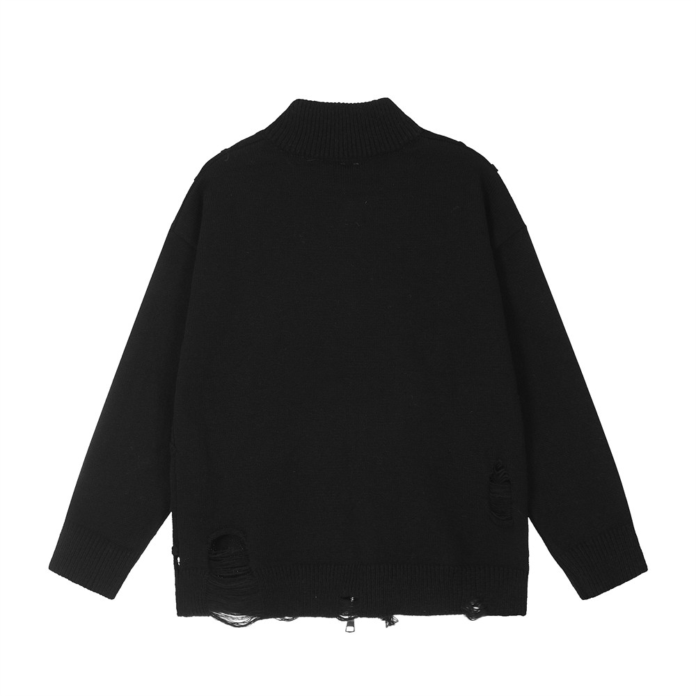 Stand Collar Cardigan Sweater - Image 16