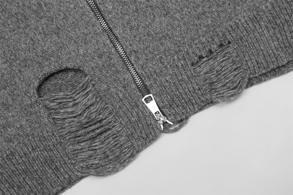 Stand Collar Cardigan Sweater - Image 8