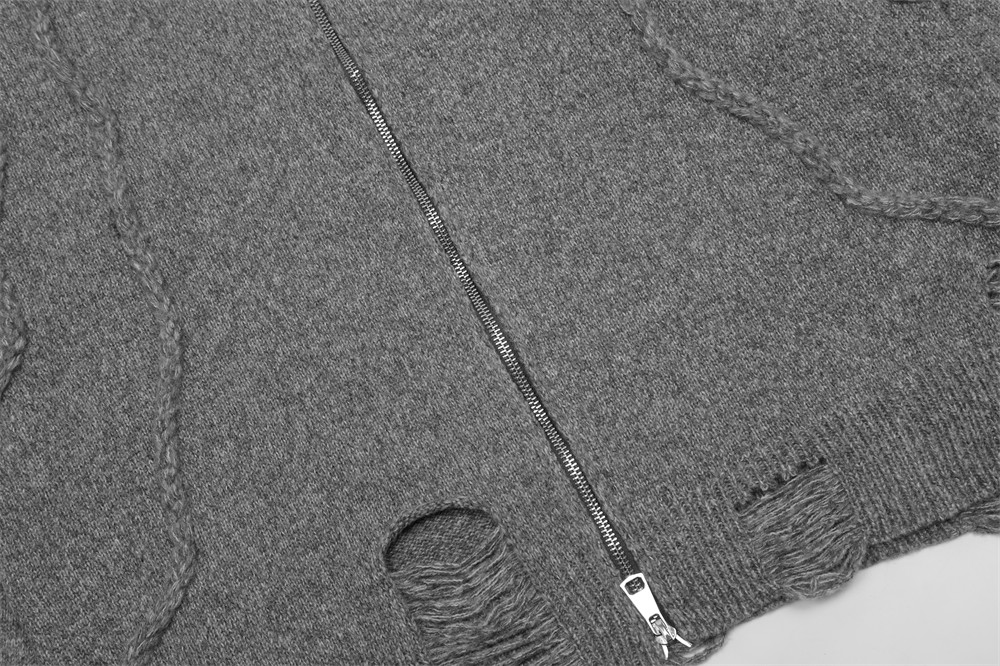 Stand Collar Cardigan Sweater - Image 15