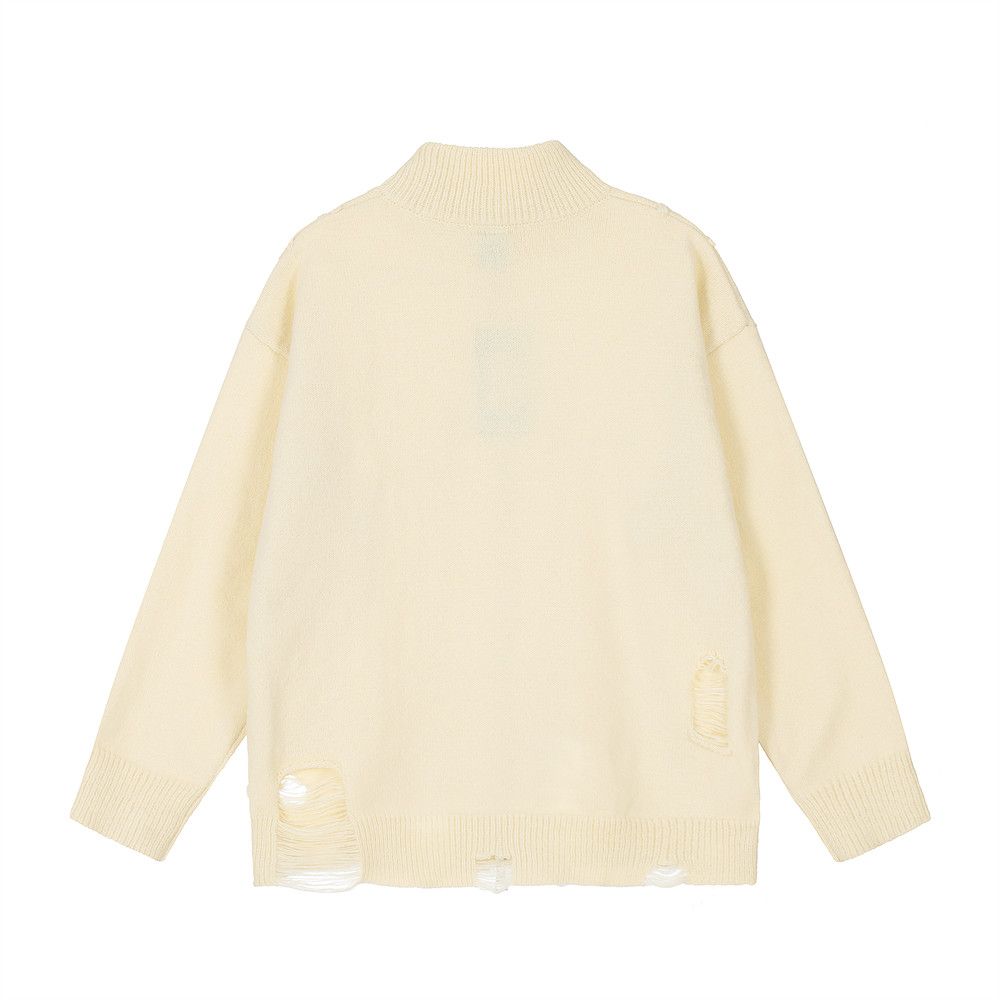 Stand Collar Cardigan Sweater - Image 13