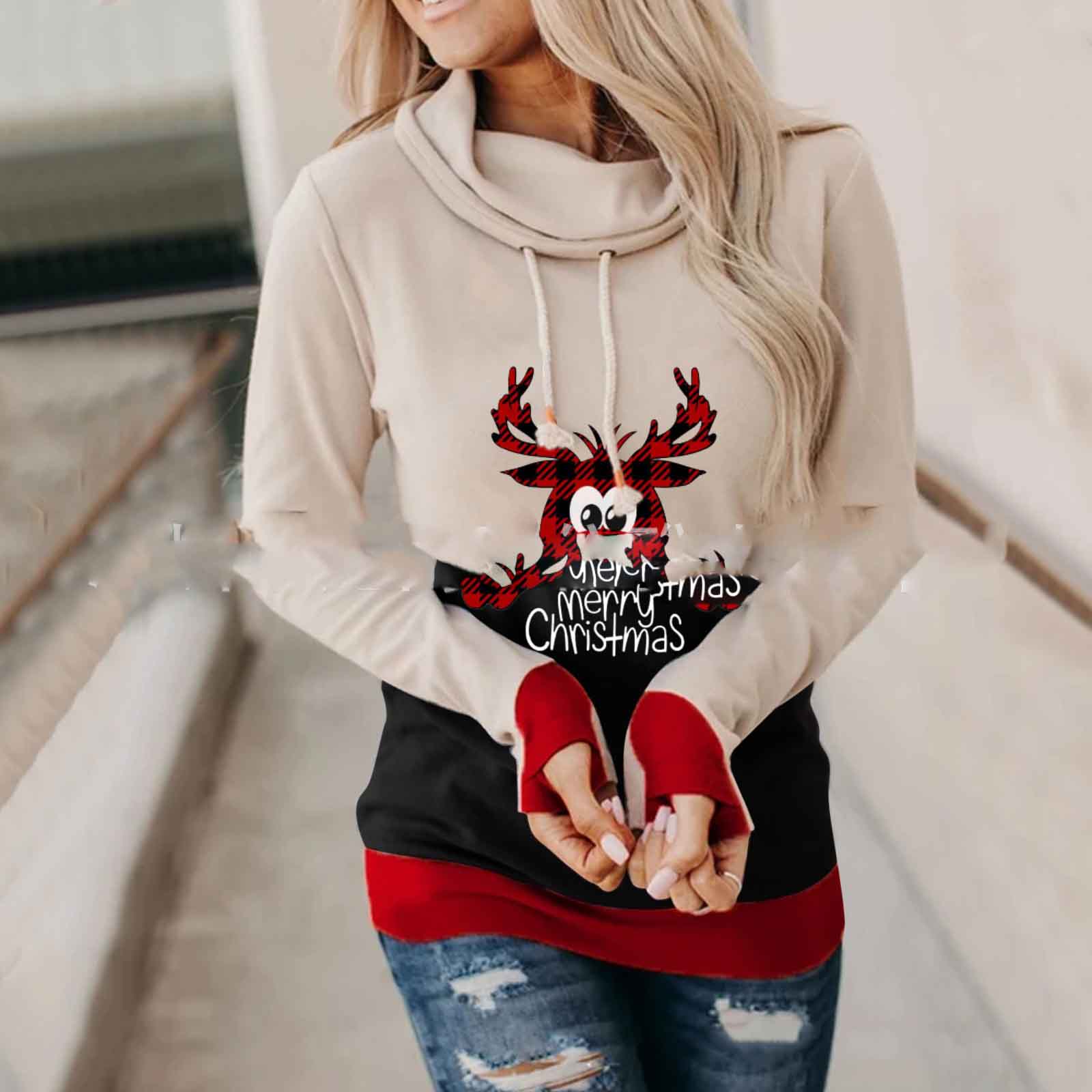 Christmas Stitching Sweatshirt Image 6