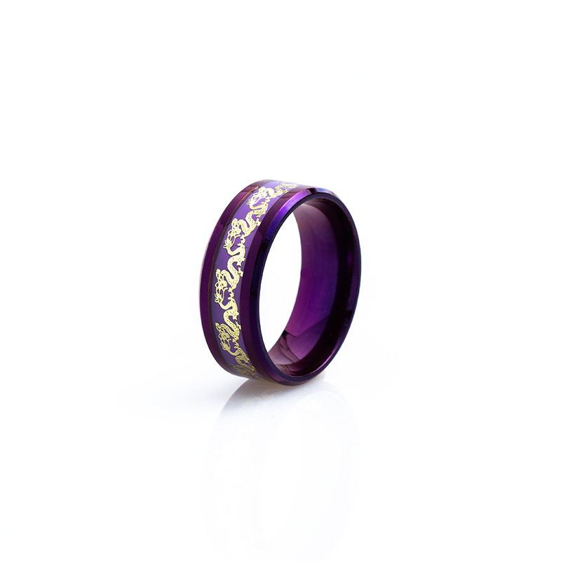 Purple Titanium Steel Ring 2