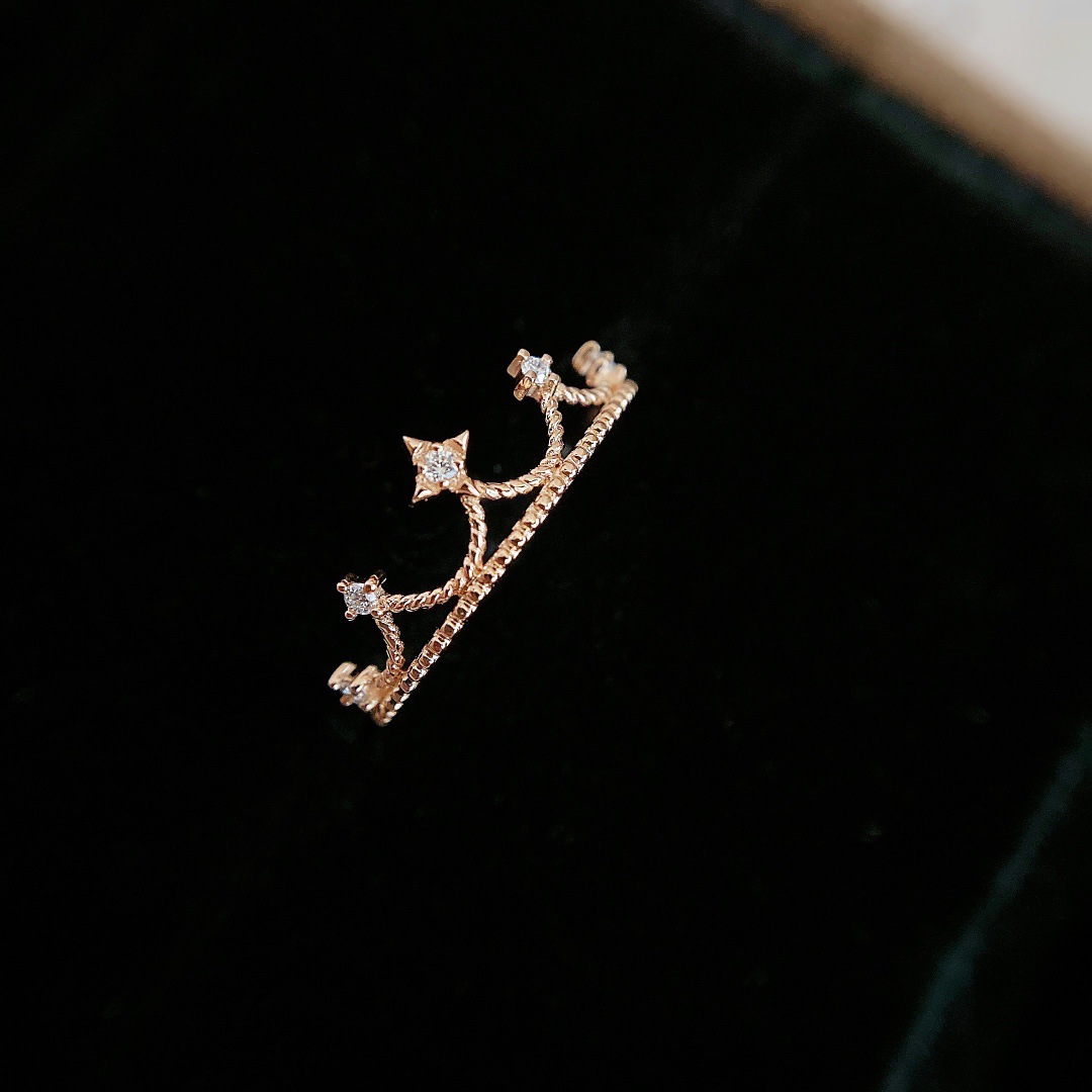 S925 Sterling Silver Gold Plated Simple Index Finger Ring Image 1