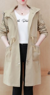 Casual Hooded Fashion Coat Image 6
