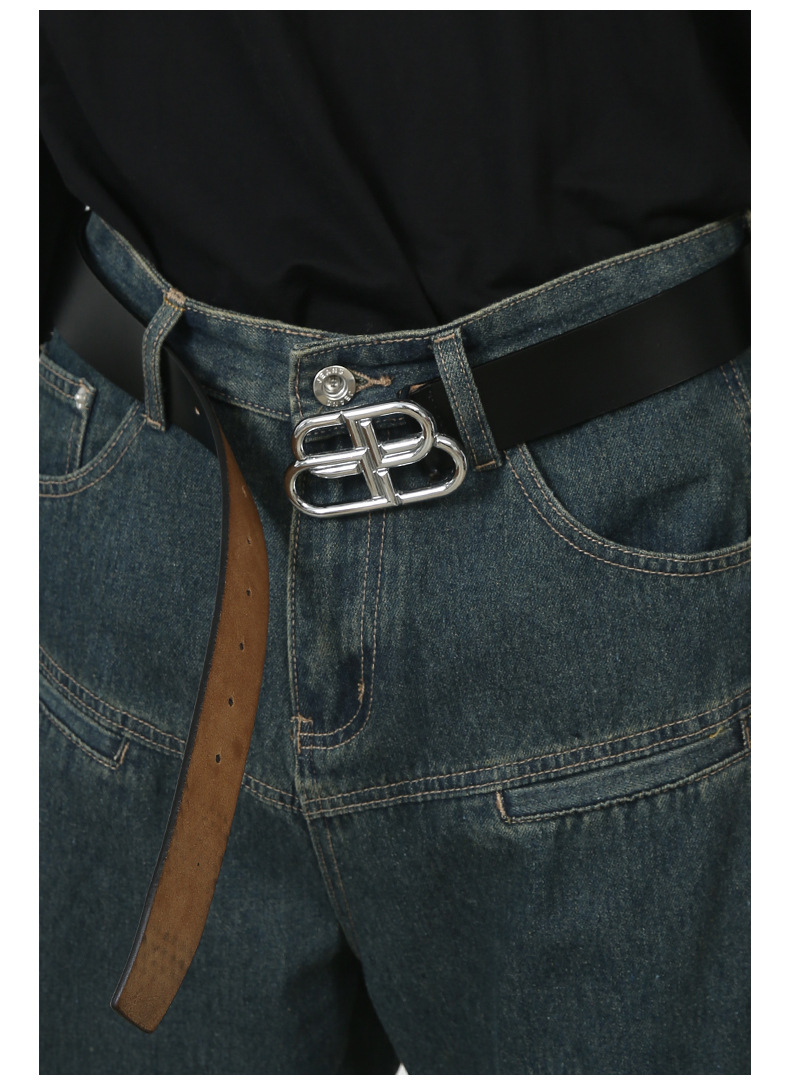 Men's Multi-pocket American Washed Jeans