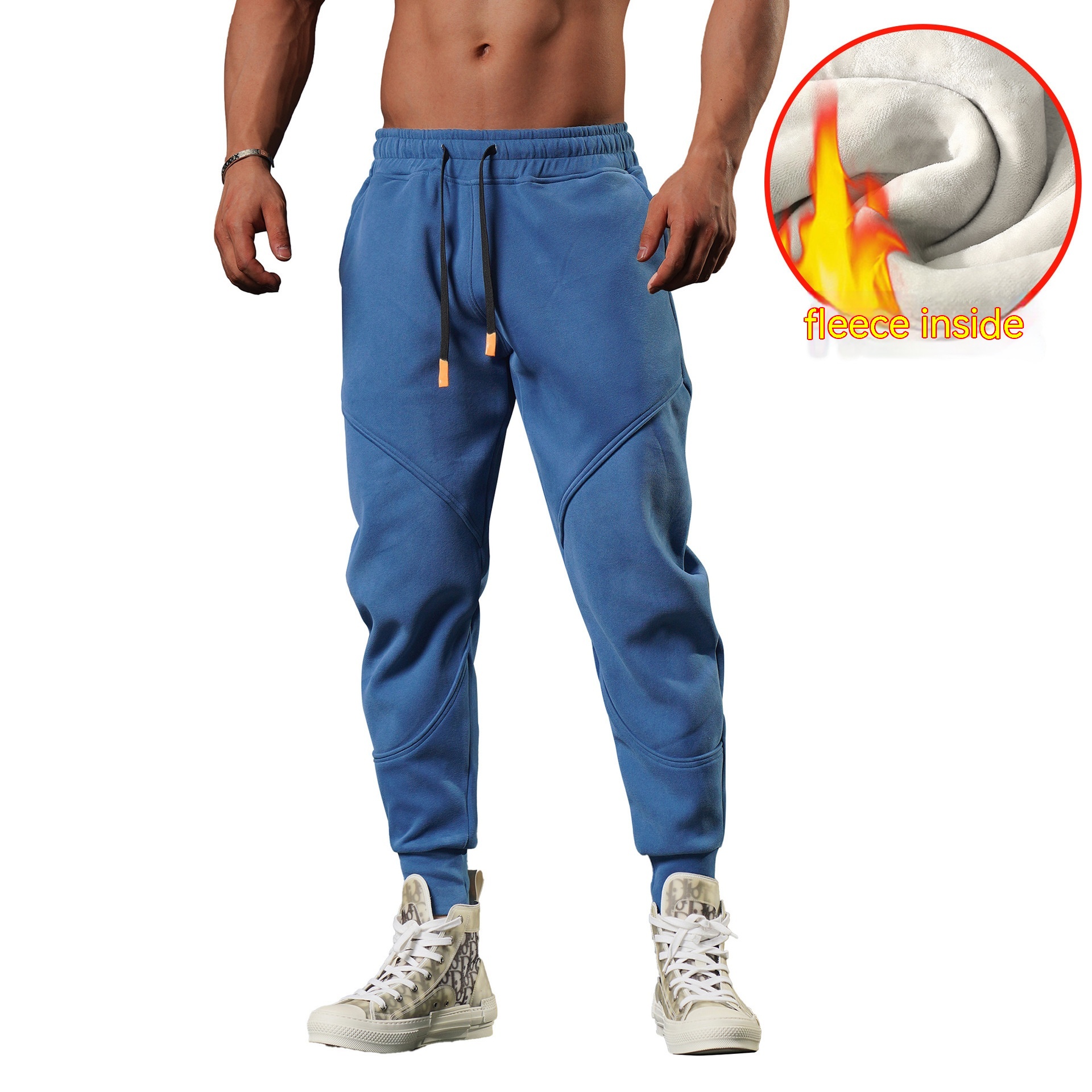 Warm Leisure Outdoor Track Sweatpants Image 4