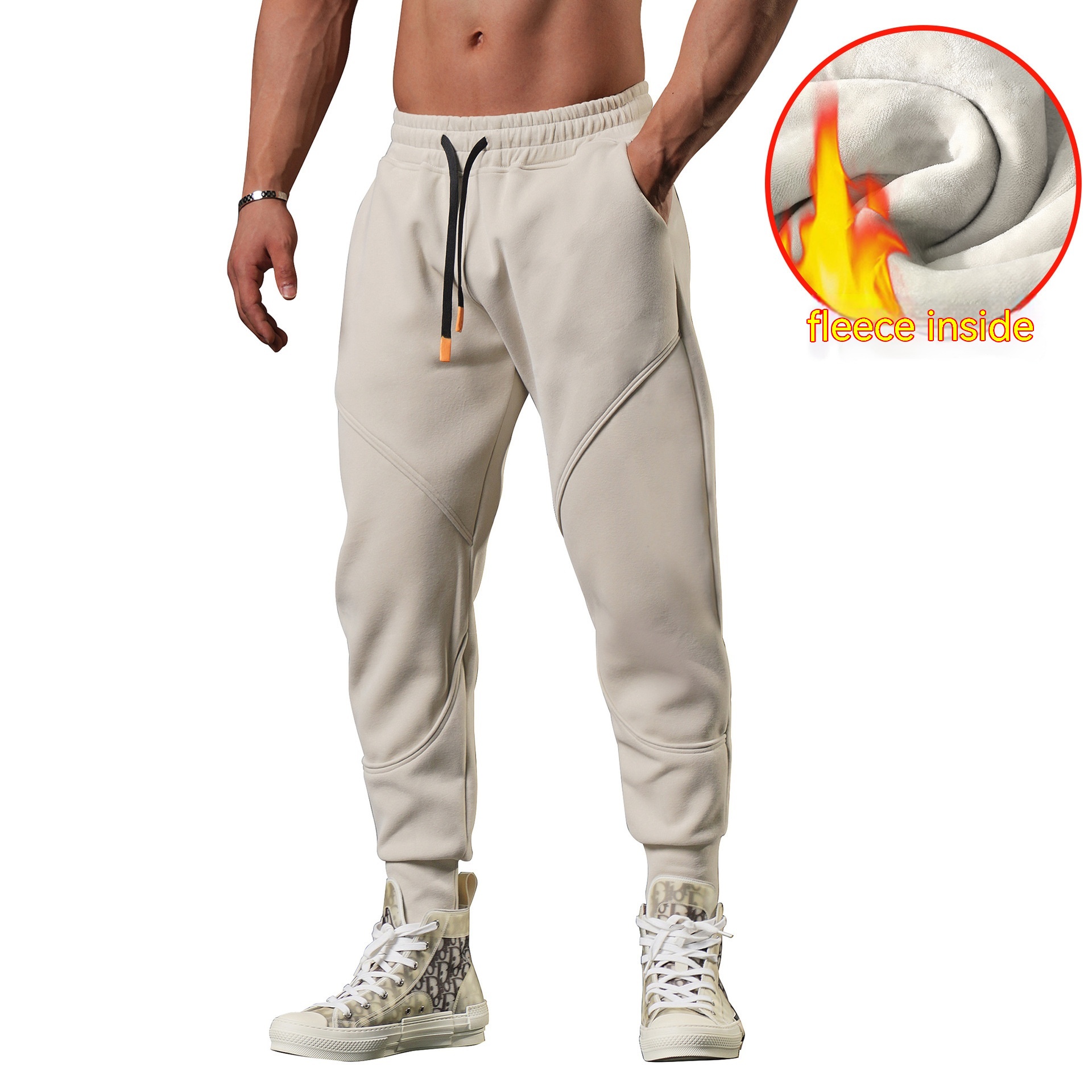 Warm Leisure Outdoor Track Sweatpants Image 7