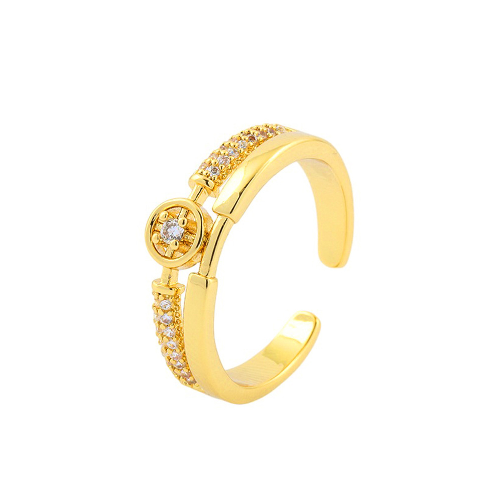 Elegant Cross Cord Ring 2