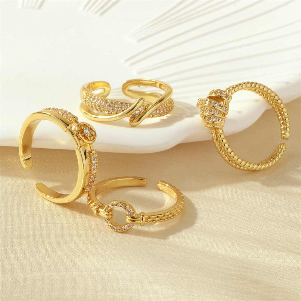 Elegant Cross Cord Ring 3