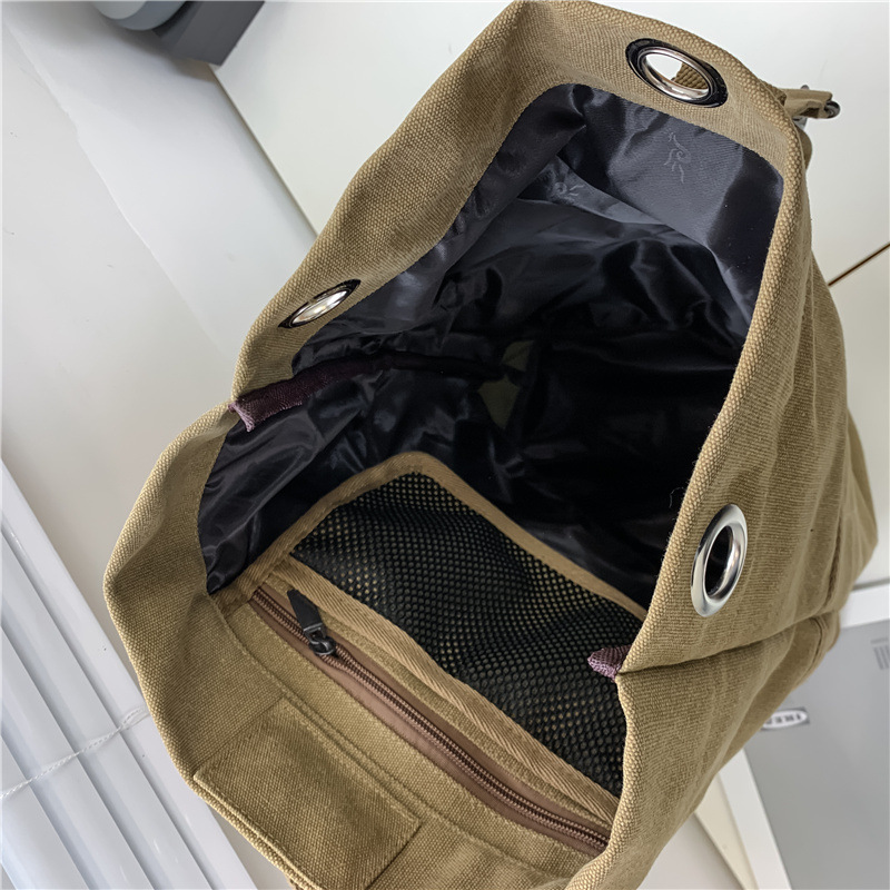 Travel Backpack in Khaki