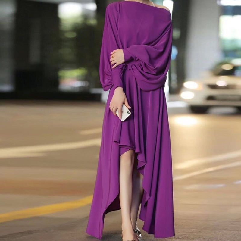 Solid Color Women's Dress 4