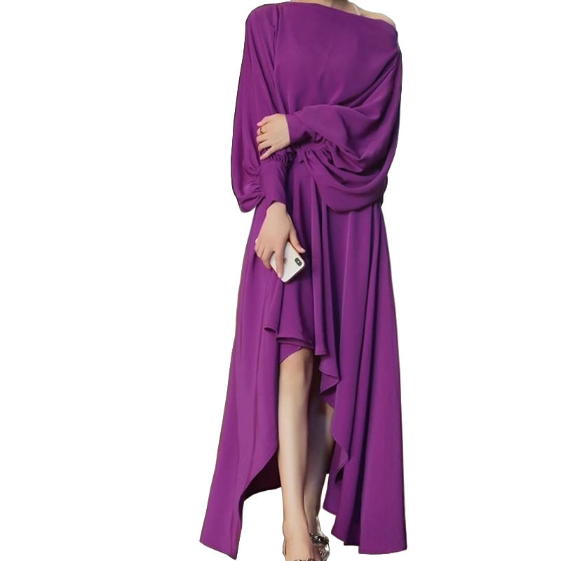 Solid Color Women's Dress 6