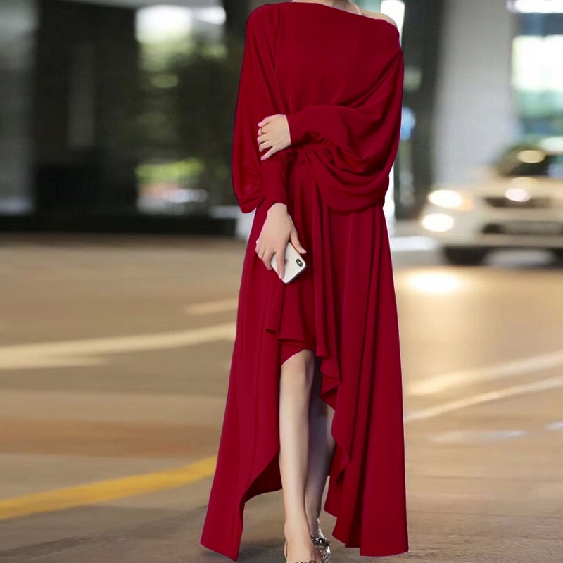 Solid Color Women's Dress 3