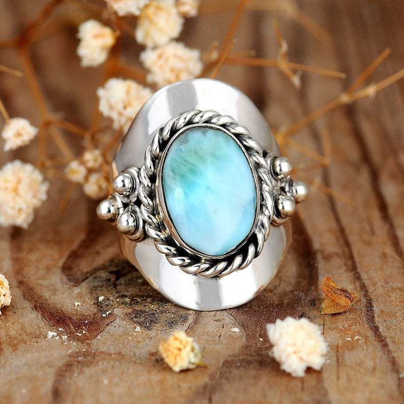 Bohemian Jewelry Emerald Ring 4