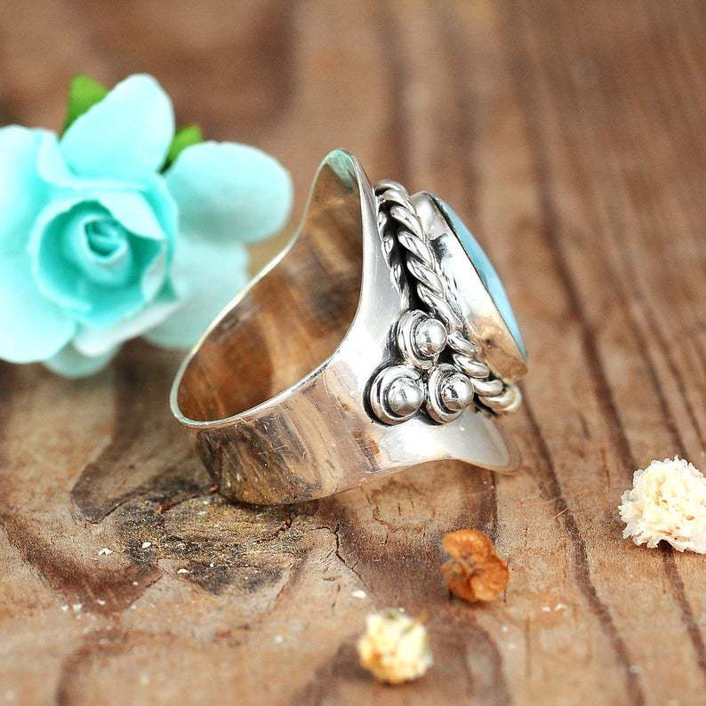 Bohemian Jewelry Emerald Ring 2