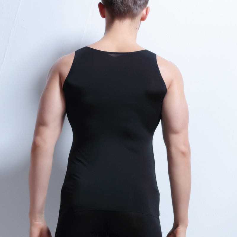 Men's Underwear Seamless Ice Silk Vest Additional Image 2