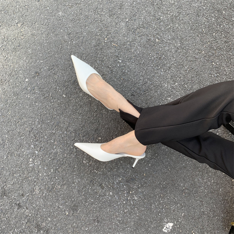 Women's Pointed Toe Stiletto Slippers 11