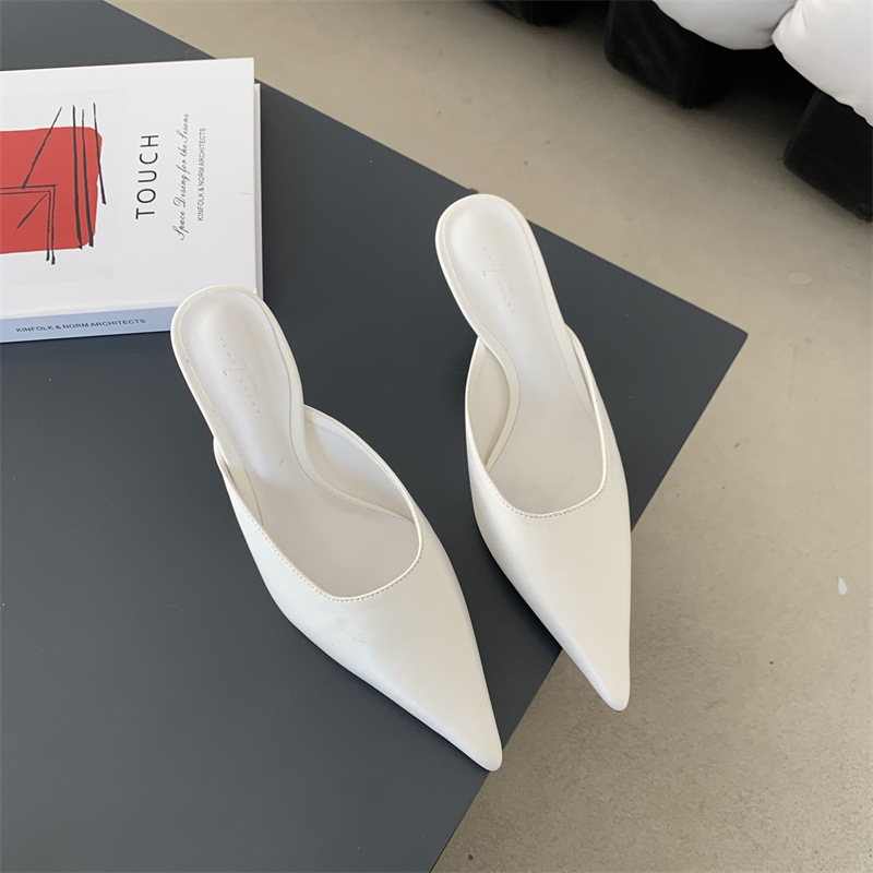 Women's Pointed Toe Stiletto Slippers 21