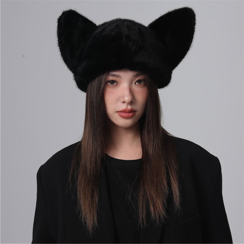 Plush Velvet Hat Lifestyle