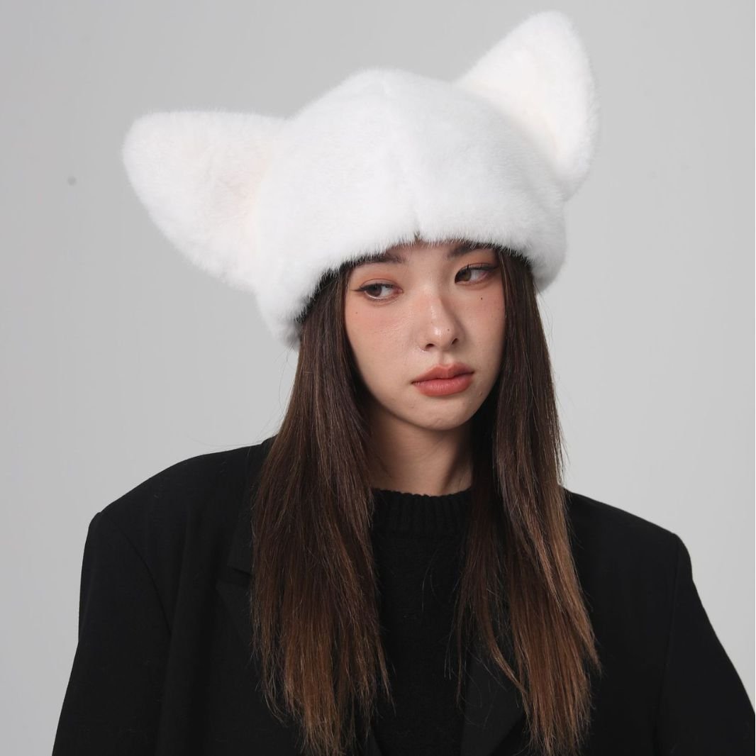 Plush Velvet Hat Side View