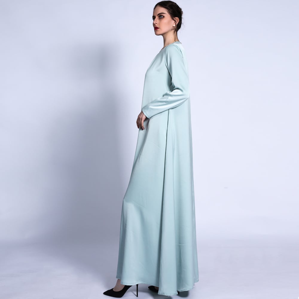 Women's Solid Color Loose Waist Dress - Image 6