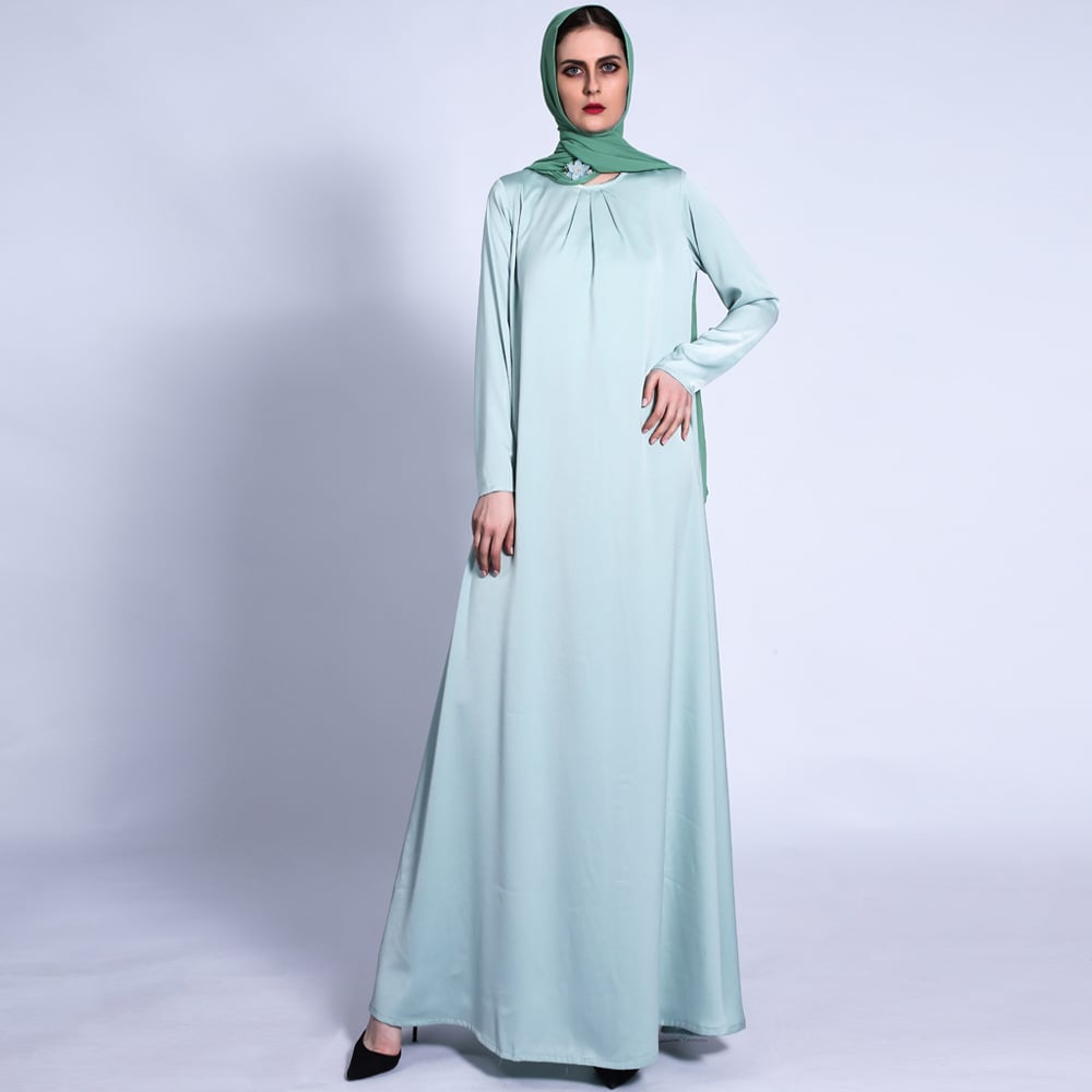 Women's Solid Color Loose Waist Dress - Image 4