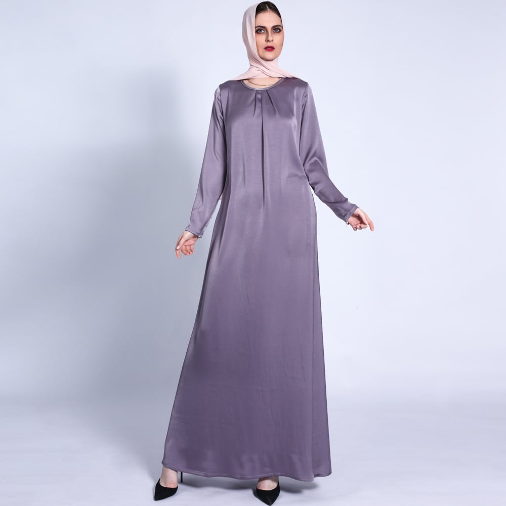 Women's Solid Color Loose Waist Dress - Image 2