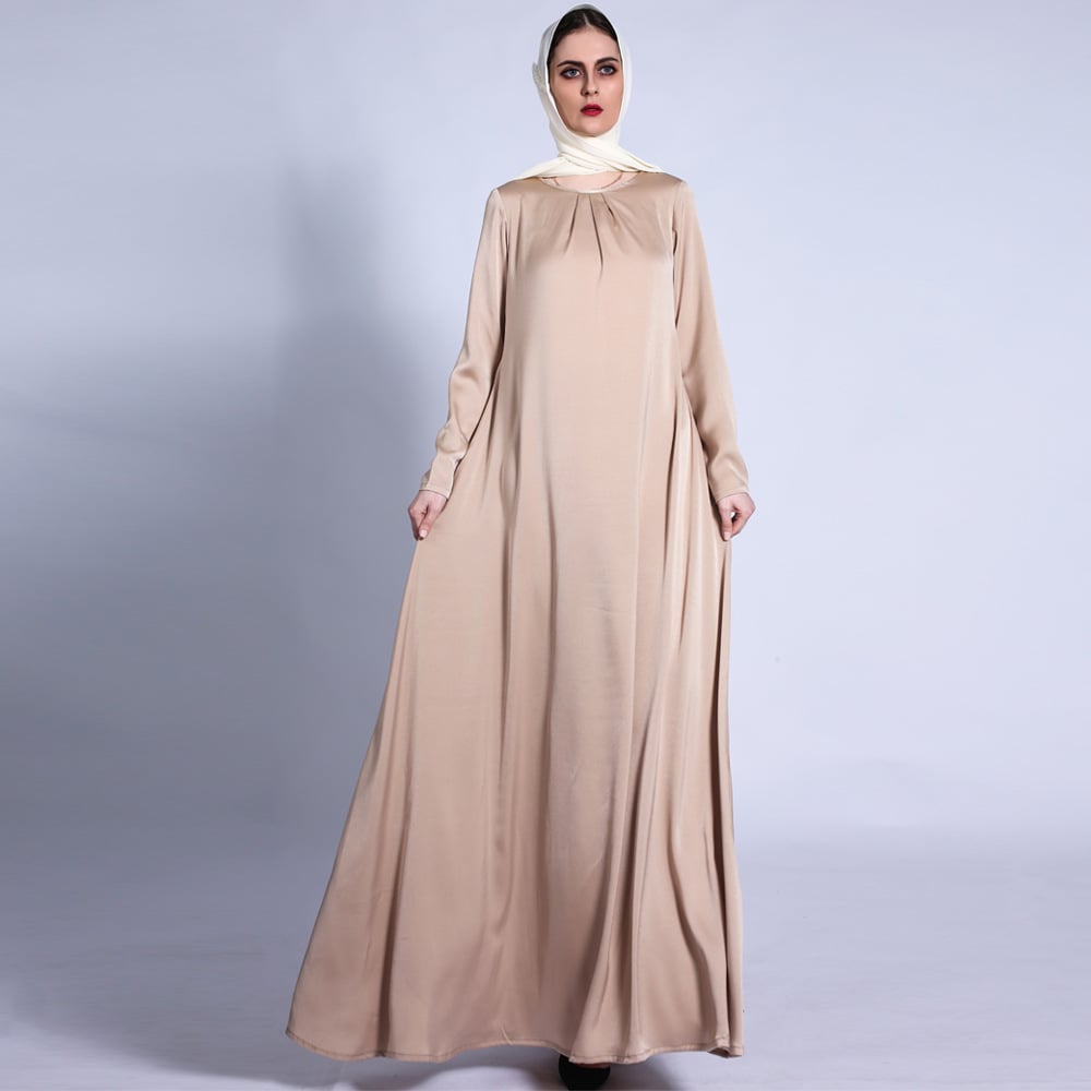 Women's Solid Color Loose Waist Dress - Image 5