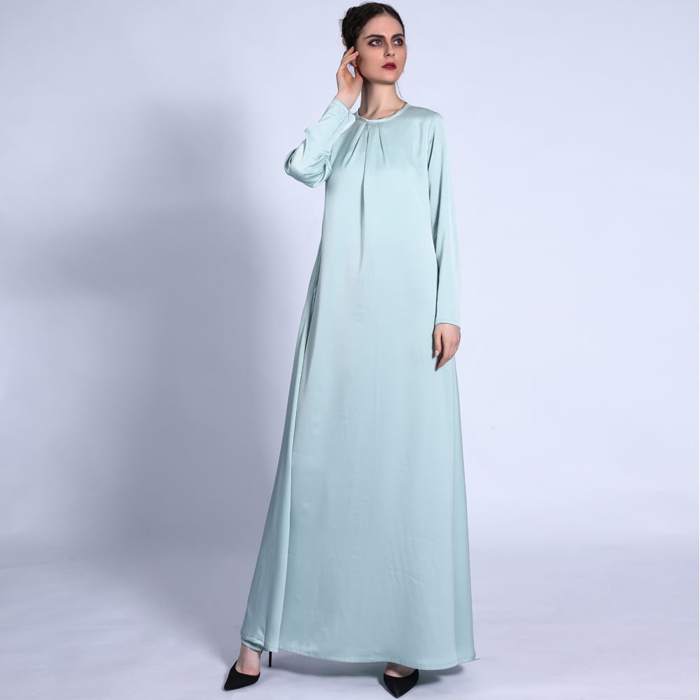 Women's Solid Color Loose Waist Dress - Image 7