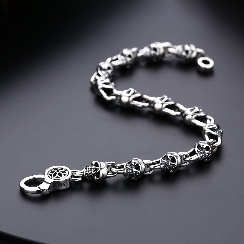 Vintage Trendy S925 Sterling Silver Bracelet 3