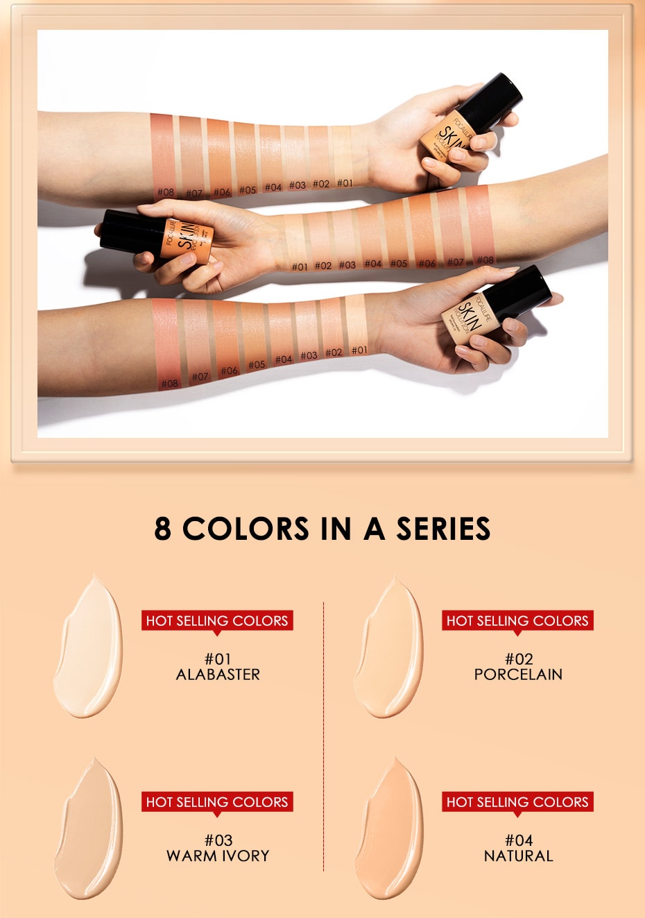 Feiluer Concealer Liquid Foundation Image 5