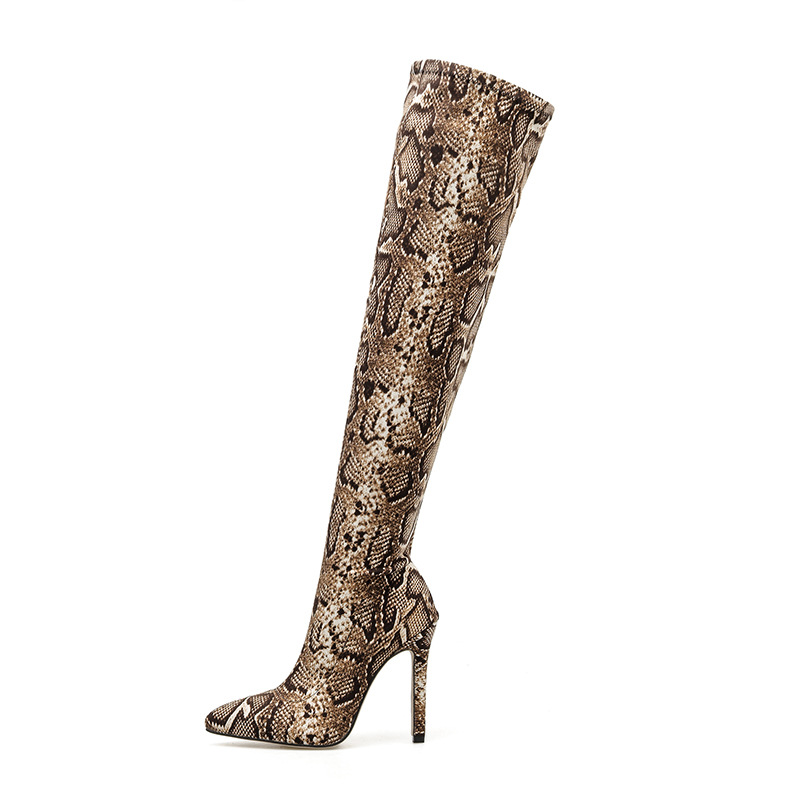 Toe Stiletto Boots Image 5