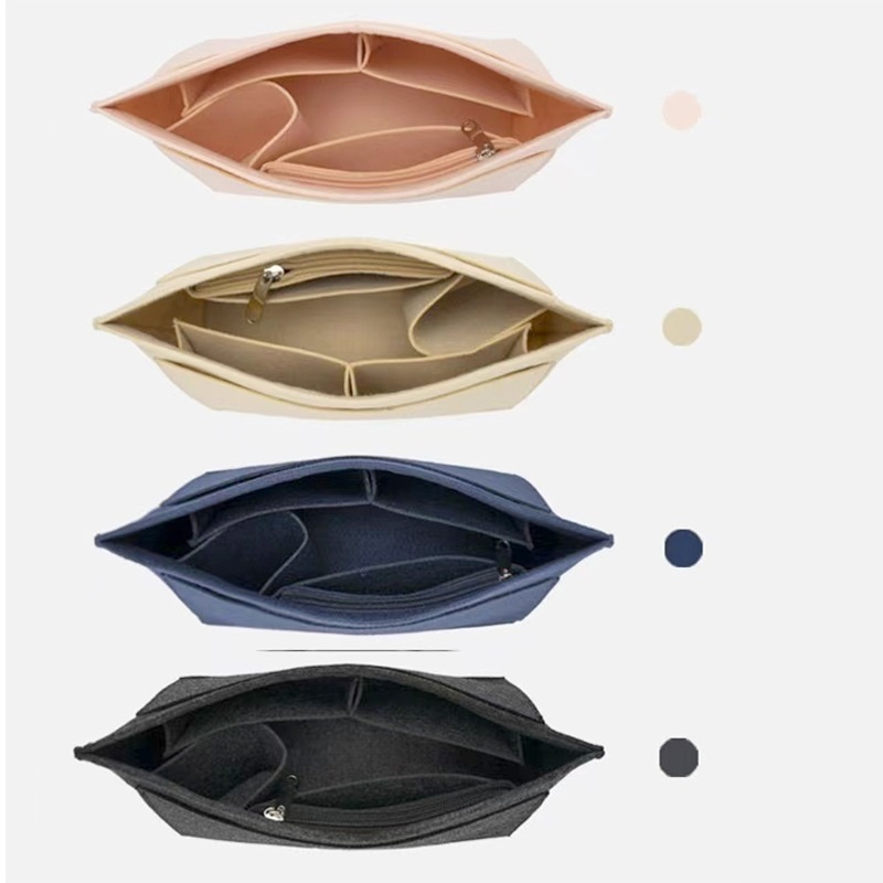 Multi-functional Cosmetics Storage Felt Bag Image 2