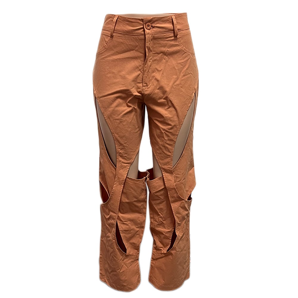 Cotton and Linen Flower Casual Pants 6