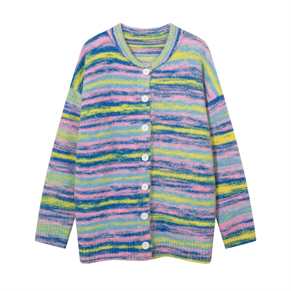 Close Up of Cardigan Fabric