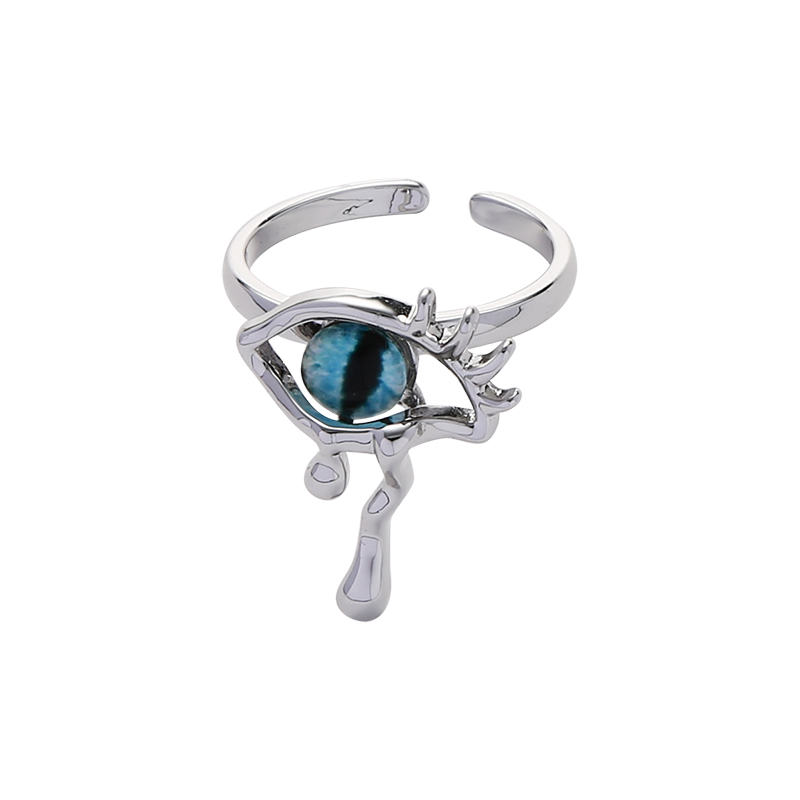 Fashion Devil's Eye Cat Ring Detail