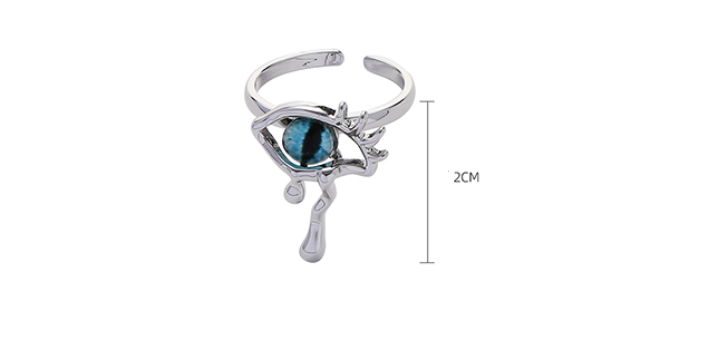 Fashion Devil's Eye Cat Ring