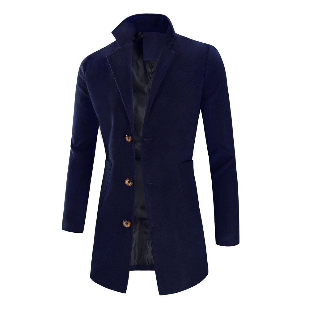 Men's Mid-Length Coat 4