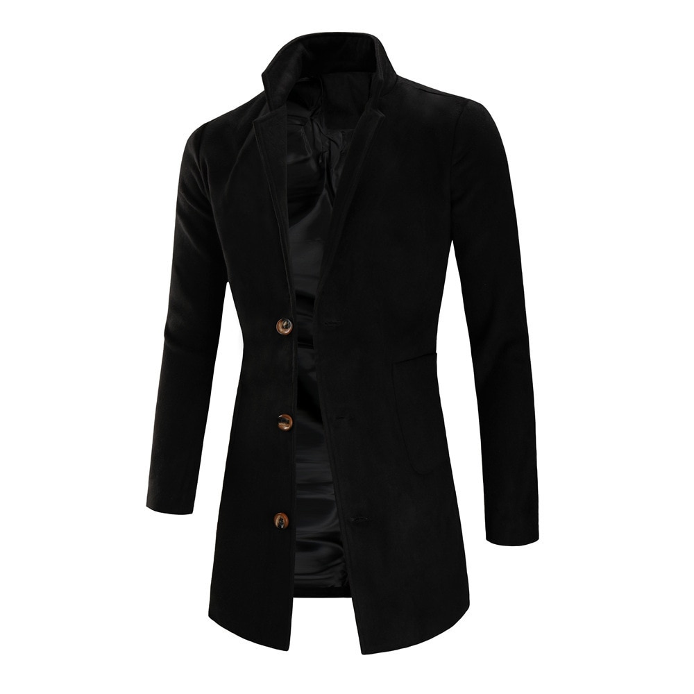 Men's Mid-Length Coat 10